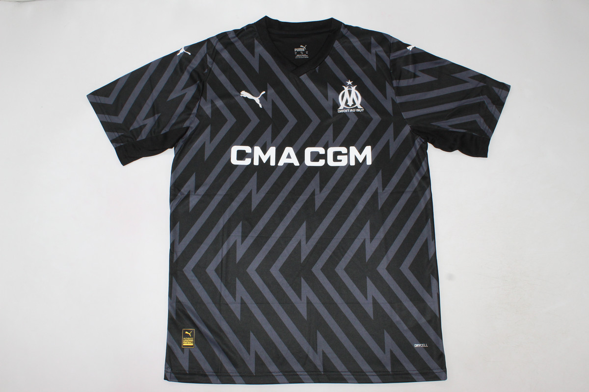 AAA Quality Marseilles 23/24 GK Black Soccer Jersey